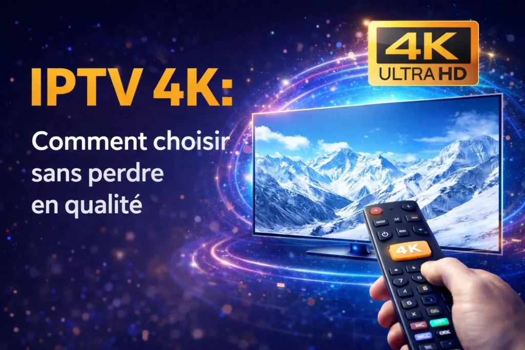 iptv 4k en France qualité image nette et expérience fluide