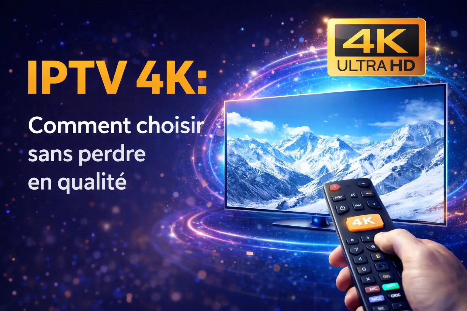 iptv 4k en France qualité image nette et expérience fluide