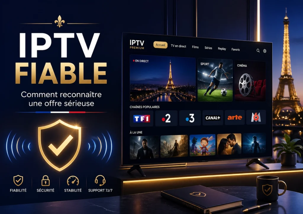 iptv fiable en France interface claire et expérience stable